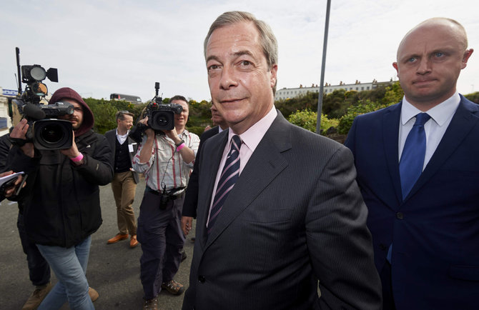 AFP/„Scanpix“ nuotr./Nigelas Farage'as – dažnas svečias Kento grafystėje