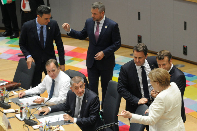 AFP/„Scanpix“ nuotr./Europos Vadovų Tarybos susitikimas