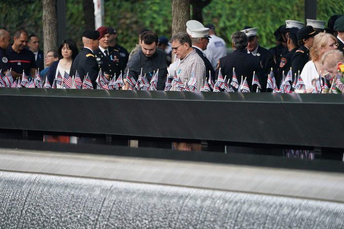 AFP/„Scanpix“ nuotr./JAV mini rugsėjo 11-osios atakų metines