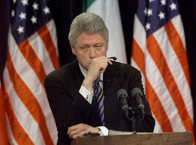 AFP/„Scanpix“ nuotr./Billas Clintonas 1999 metais