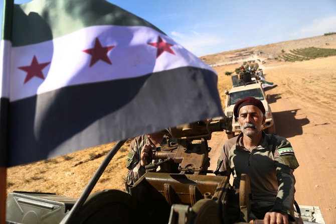 AFP/„Scanpix“ nuotr./Turkijos remiami sirai sukilėliai