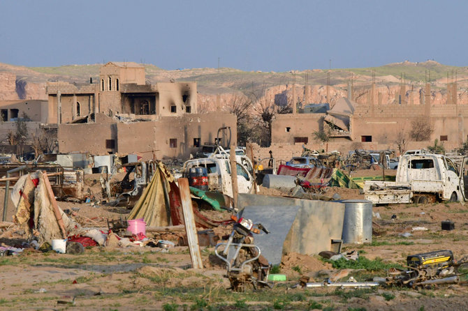 AFP/„Scanpix“ nuotr./Bagūzo kaimas – paskutinė IS kovotojų tvirtovė