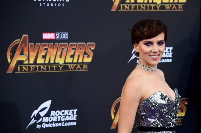 AFP/„Scanpix“ nuotr./Filme „Avengers: Endgame“ vadina Scarlett Johansson