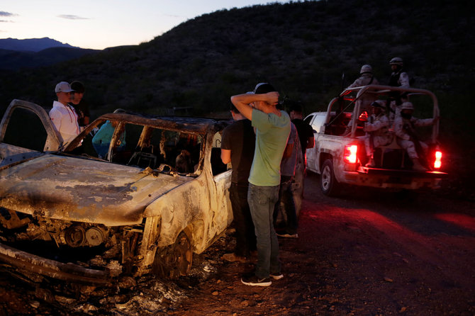 „Reuters“/„Scanpix“ nuotr./Meksikos šiaurėje gangsteriai nužudė devynis vienos mormonų šeimos narius