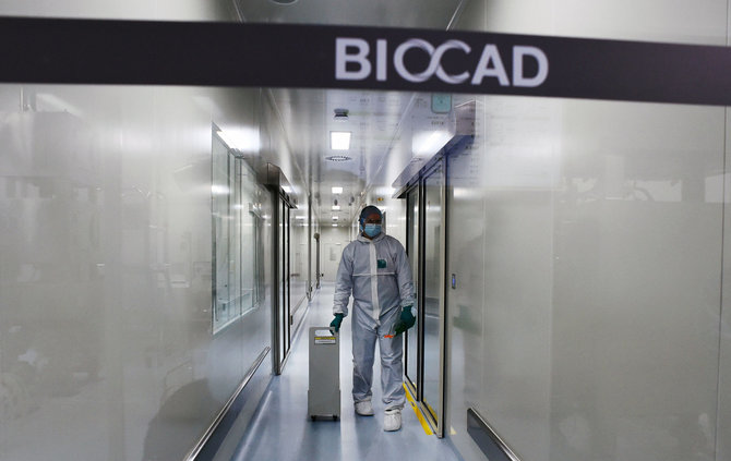 AFP/„Scanpix“ nuotr./„BioCad“ laboratorija Sankt Peterburge