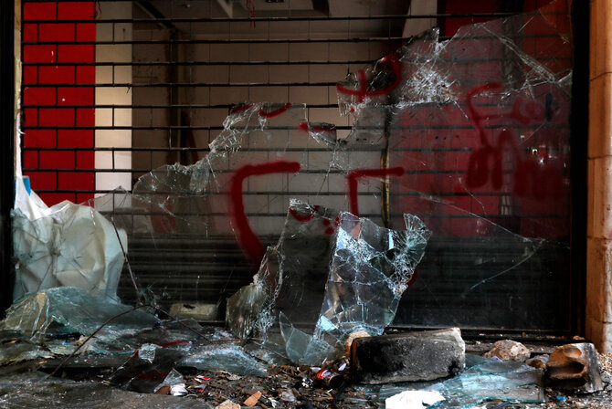 AFP/„Scanpix“ nuotr./Protestai Libane