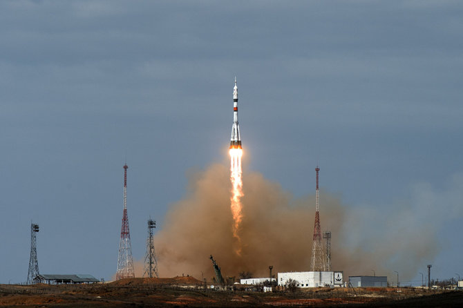 „Reuters“/„Scanpix“ nuotr./Baikonuro kosmodromas