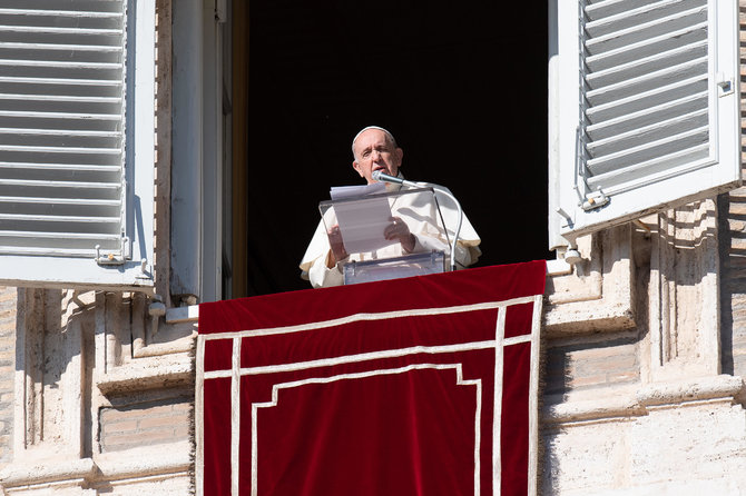 „Scanpix“/„PA Wire“/„Press Association Images“ nuotr./Popiežius Pranciškus