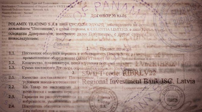 OCCRP nuotr./OCCRP nutekinti Latvijos bankų vidiniai dokumentai