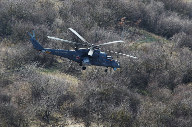 „Scanpix“ nuotr./Sraigtasparnis Mi-35M