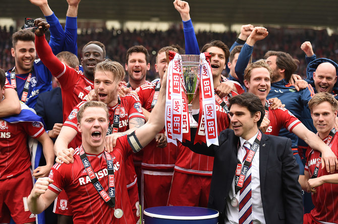 „Scanpix“/„PA Wire“/„Press Association Images“ nuotr./„Middlesbrough“ iš antrojo pagal pajėgumą čempionato šoktelėjo į „Premier“ lygą