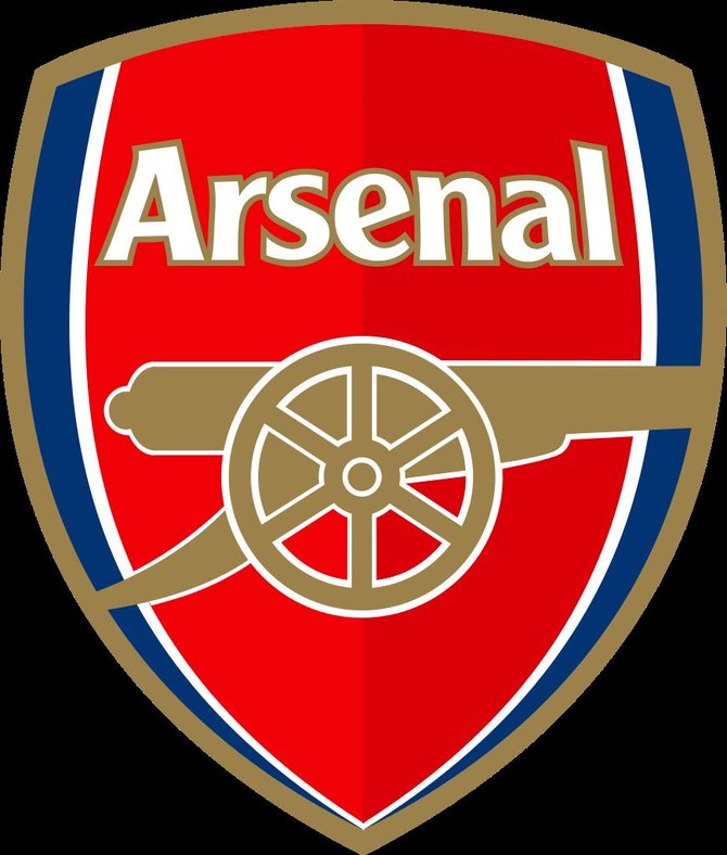 „Twitter“ nuotr./Londono „Arsenal“ logotipas