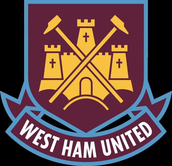 „Twitter“ nuotr./„West Ham United“ logotipas