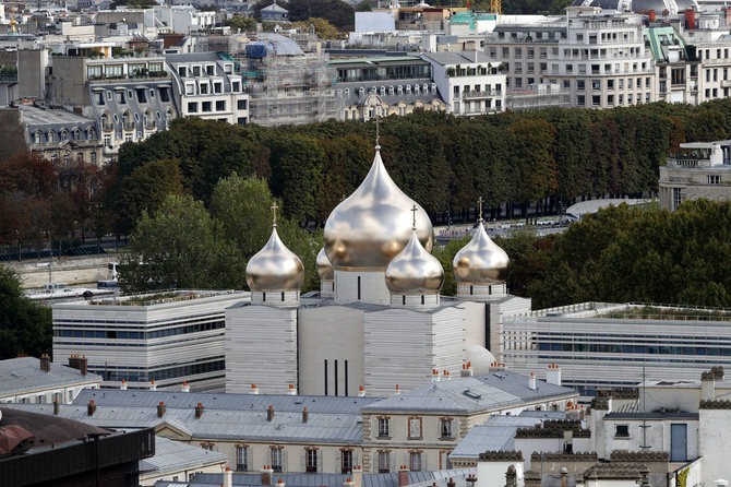 „Reuters“/„Scanpix“ nuotr./Naujoji ortodoksų cerkvė Paryžiuje