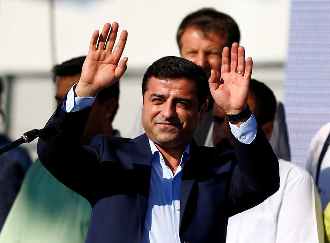 „Reuters“/„Scanpix“ nuotr./HDP pirmininkas Selahattinas Demirtasas