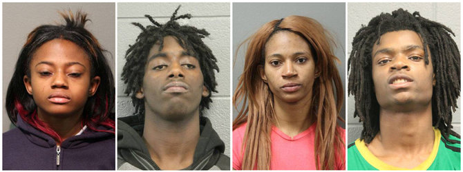 „Reuters“/„Scanpix“ nuotr./Keturi įtariamieji Čikagoje