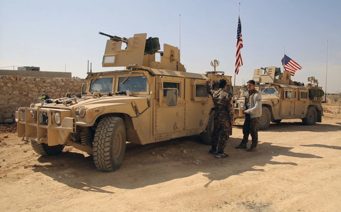 „Scanpix“/AP nuotr./Į Siriją iš Irako atvyko JAV elitinio 75-ojo reindžerių pulko kariai