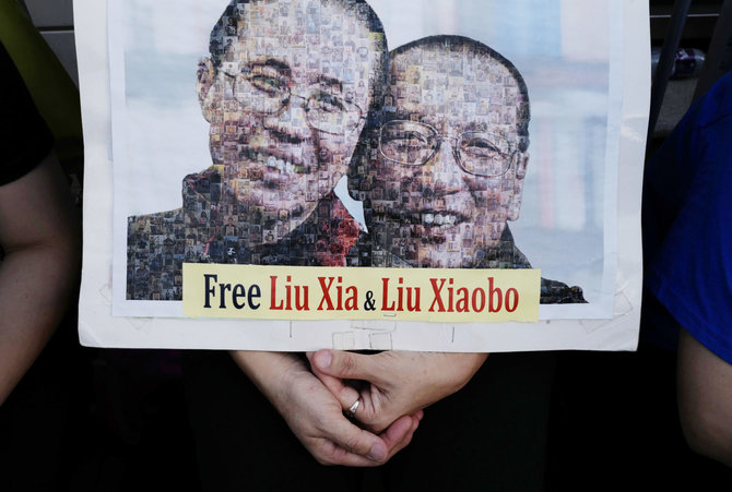 „Scanpix“/AP nuotr./Liu Xiaobo ir Liu Xia
