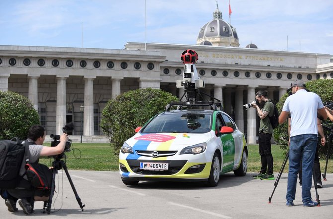 AFP/„Scanpix“ nuotr./„Google Street View“ automobilis Vienoje