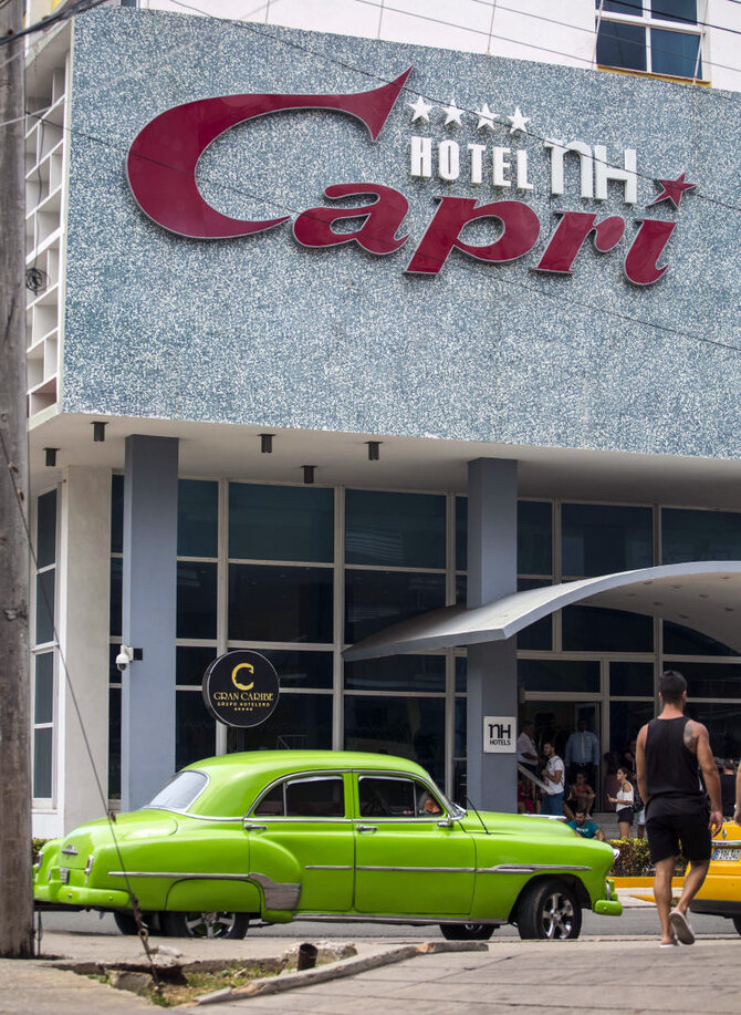 „Scanpix“/AP nuotr./Viešbutis „Hotel Capri“ Havanoje