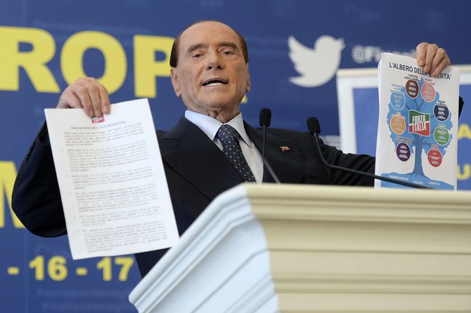 „Scanpix“/„SIPA“ nuotr./Silvio Berlusconi