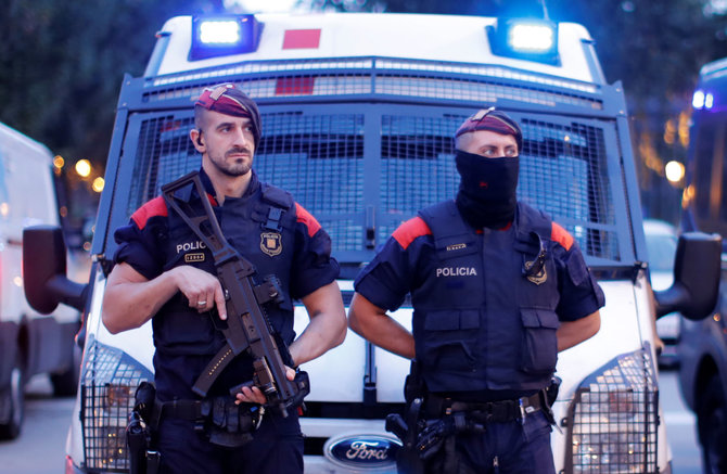 „Reuters“/„Scanpix“ nuotr./Katalonų regioninė policija (Mossos d'Esquadra)