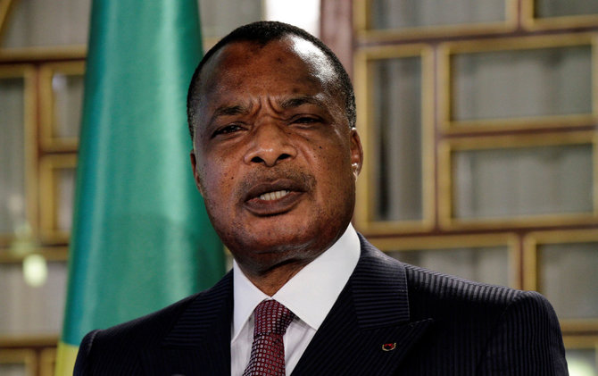 „Reuters“/„Scanpix“ nuotr./Kongo Respublikos prezidentas Denisas Sassou-Nguesso