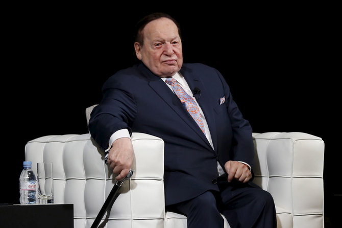 „Reuters“/„Scanpix“ nuotr./Sheldonas Adelsonas