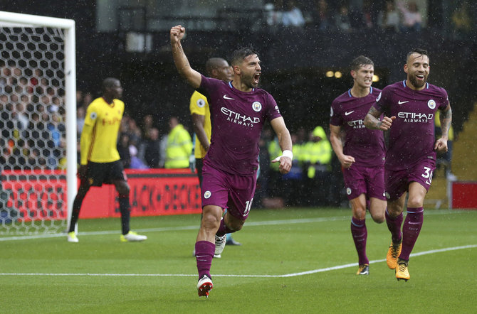 „Scanpix“/AP nuotr./Rugsėjį „Manchester City“ įveikė „Watford“ net 6:0