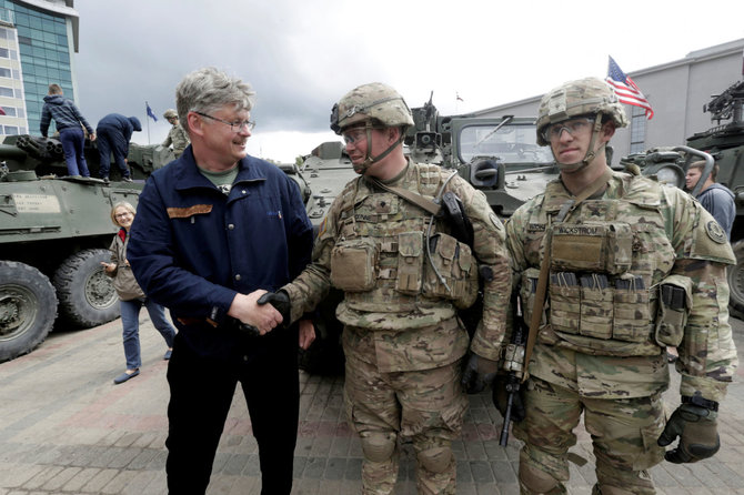„Reuters“/„Scanpix“ nuotr./JAV kariai Daugpilyje