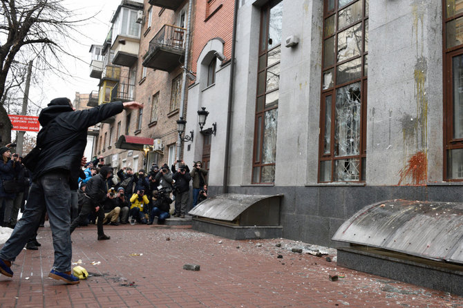 „Scanpix“ nuotr./Kijeve siautėjo Ukrainos nacionalistai