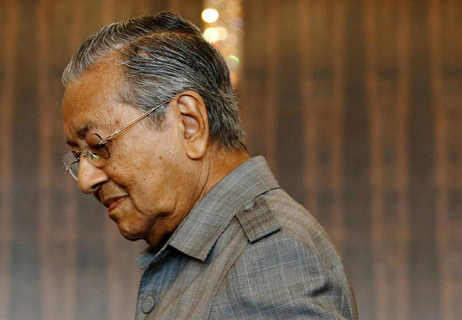 „Reuters“/„Scanpix“ nuotr./Mahathiras Mohamadas