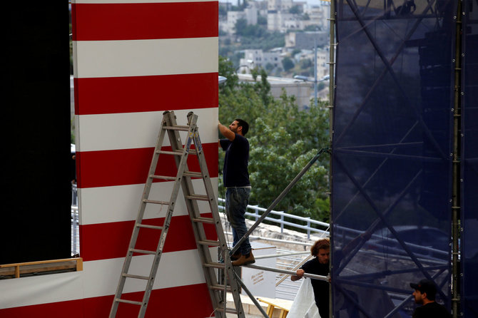 „Reuters“/„Scanpix“ nuotr./Jeruzalėje bus atidaryta JAV ambasada