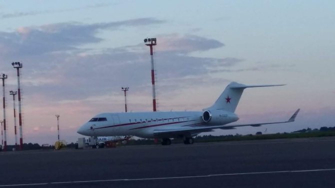 O.Bulakovo lėktuvas Vilniaus oro uoste