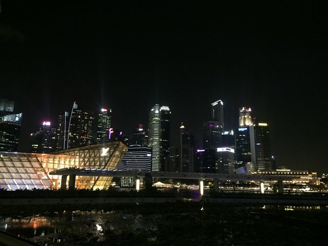 Singapūras naktį