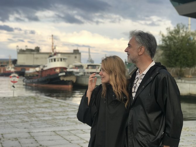 Asmeninio albumo nuotr./Petras Geniušas su žmona Kristina