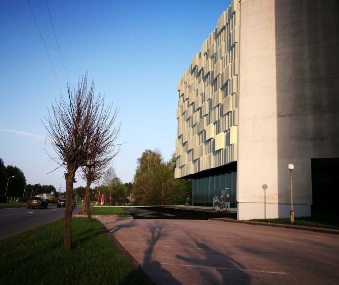 „Šiltas namas“ vizualizacija /Lietuvos centrinis valstybės archyvas planuoja statyti naują pastatą