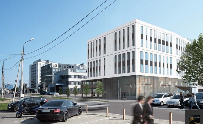„Vilniaus architektūros studija“/„YIT Kausta“ Šnipiškėse statys naują biurų pastatą