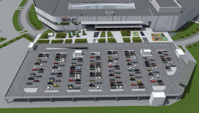 „Užupio architektai“ /Automobilių stovėjimo aikštelės prie planuojamo prekybos centro