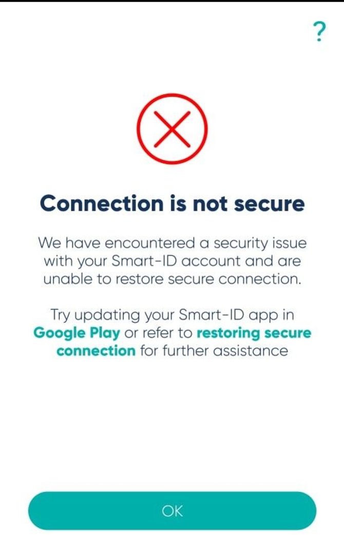 Sutriko „Smart ID“ veikla