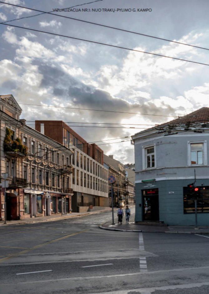 „Aketuri architektai“/Planuojama pastato J.Basanavičiaus g. 4a rekonstrukcija