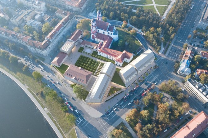 „DO Architects“/Šv. Jokūbo ligoninės teritorijos architektūros konkursą laimėjo „DO Architects“