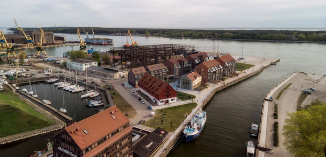 „Architektūros studija Plazma“/Klaipėdoje šalia piliavietės planuojamas penkių pastatų kompleksas