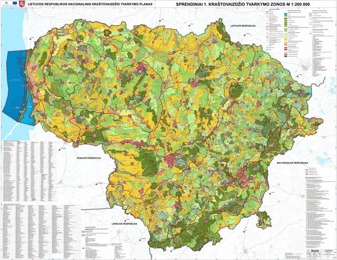 Organizatorių nuotr./Lietuvos Respublikos nacionalinis kraštovaizdžio tvarkymo planas