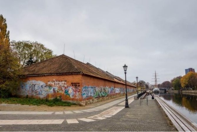 „Inreal valdymas“ nuotr./Sandėlių vaizdas iki restauracijos-rekonstrukcijos pradžios