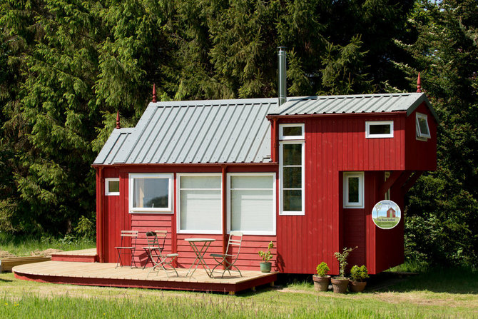 „Tiny House Scotland“ nuotr./Škotijoje bus statomi namai skirti benamiams 