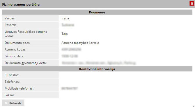 Elektroninėje sistemoje „Infostatyba“ galima prieiti prie asmeninių Lietuvos gyventojų duomenų