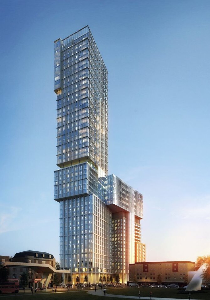 „Nine Elms Property“ vizualizacija /Projektas „AYKON London One“