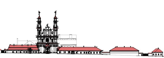 „Vilniaus architektūros studija“/Sostinės Misionierių vienuolyno ansamblyje – viešbutis ir konferencijų centras