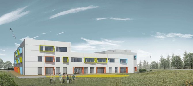„Barprojektas“ vizualizacija /Kalnėnuose planuojama statyti mokyklą 